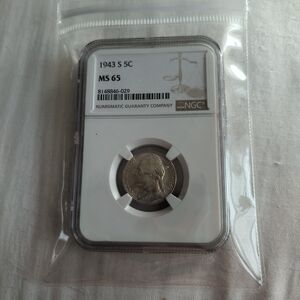 1943-S Jefferson Nickel NGC MS65 - Certified Graded Coin